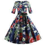 Elegant Christmas Dress Autumn Vintage Party Dress Snowflake White Autumn Winter Dress Vestidos