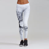 Women Printed Sports Yoga Workout Gym Fitness Exercise Athletic Pants Sport Leggings Running Pants Women Stretchy Gym Tights