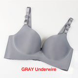 Women Super Push Up Seamless underwire Bra Gather Adjustable Girls soid Lingerie Bra 6 Color Cup Strappy Women's Bras underwear