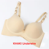Women Super Push Up Seamless underwire Bra Gather Adjustable Girls soid Lingerie Bra 6 Color Cup Strappy Women's Bras underwear