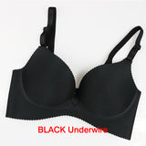 Women Super Push Up Seamless underwire Bra Gather Adjustable Girls soid Lingerie Bra 6 Color Cup Strappy Women's Bras underwear