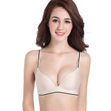 Women Super Push Up Seamless underwire Bra Gather Adjustable Girls soid Lingerie Bra 6 Color Cup Strappy Women's Bras underwear