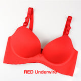 Women Super Push Up Seamless underwire Bra Gather Adjustable Girls soid Lingerie Bra 6 Color Cup Strappy Women's Bras underwear