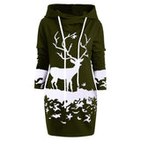 Cute Women's Christmas Winter Hoodie,dress,long sleeve