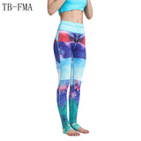 Yoga Leggings Sports Pants Yoga Women sports clothing trousers Fitness yoga Compression Sport Tights Yoga Sportswear gym clothes