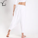 Yoga Pants For Women Fitness Sports Leggings Mesh Pants Capri Workout Sweatpants For Female Sports Trousers