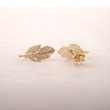 Vintage Fallen Leaves Stud Earring