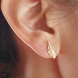 Vintage Fallen Leaves Stud Earring