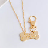 QIHE Dog Bone Best Friends Necklace