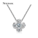 NEWBARK Classic Cross CZ Diamond Inlayed Necklace