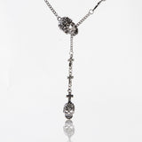 Long Choker Maxi Power Skull Necklace