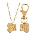 QIHE Dog Bone Best Friends Necklace