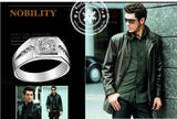 Moonso 925 Sterling Silver Ring for Men | R207