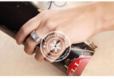 Moonso 925 Sterling Silver Ring for Men | R207