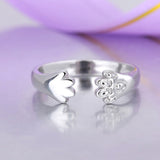 Crystal  Cat Claw Rings