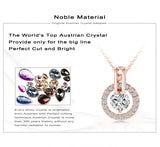 Genuine Beagloer Austrian Crystal Round Necklace