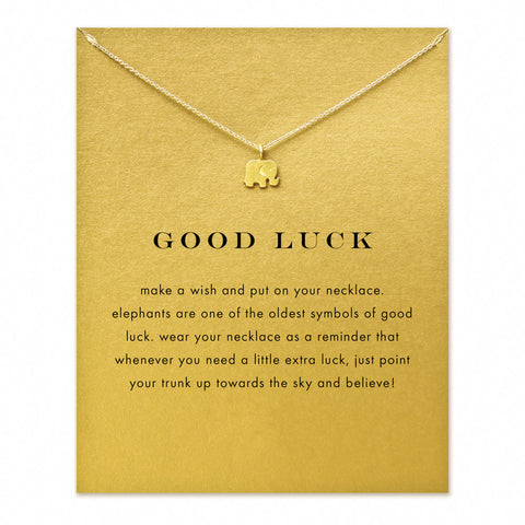 GIVE AWAY Only for 50 Lucky Persons - Sparkling good luck elephant Pendant necklace