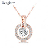 Genuine Beagloer Austrian Crystal Round Necklace