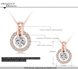 Genuine Beagloer Austrian Crystal Round Necklace