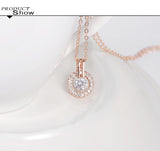 Genuine Beagloer Austrian Crystal Round Necklace