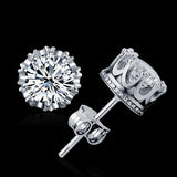 8MM Round 2 Carat Cubic Zirconia Earring