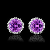 8MM Round 2 Carat Cubic Zirconia Earring