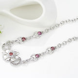 S925 Shiny Flower Necklace