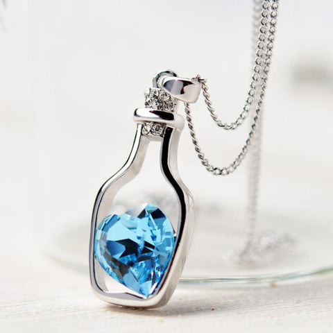 Love Drift Bottle Necklace