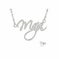 Customize Letter Name 925 Sterling Silver Necklace