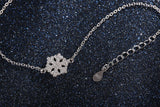 AAA+ 925 Sterling Silver Snowflake Bracelet