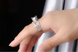 925 sterling silver Cat Thai Ring