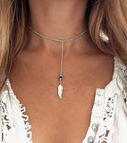 Feather Long Tassels Pendant