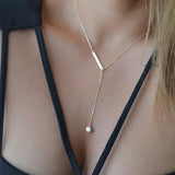 Exclusive Gold Plated Diamond Necklace