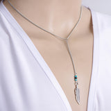 Feather Long Tassels Pendant