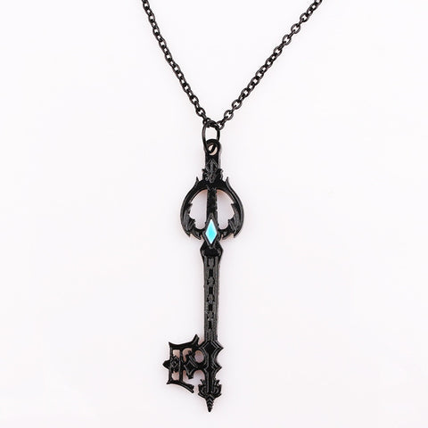 rongji jewelry Hot Game Kingdom Hearts Oblivion Blade Charms Necklace Alloy Jewelry Figure Cosplay for women factory outlet