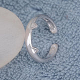 925 Sterling Silver Cat Ear Ring Design