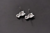 925 sterling silver Kitty Earring