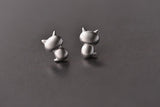 925 sterling silver Kitty Earring