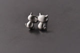 925 sterling silver Kitty Earring