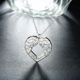 925 sterling silver charm Angel wings heart