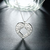 925 sterling silver charm Angel wings heart