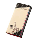 Xiniu women wallets women's handbags small clutch Paris Eiffel Tower Hasp Coin Purse  carteira feminina couro #EL