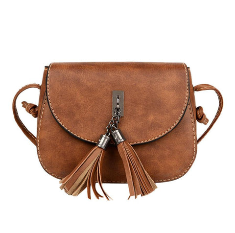 women's leather Tassel crossbody bags for women bags handbags women famous brands bolsa feminina #LREL