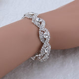 TouchHeart Femme Silver Plated Bracelet