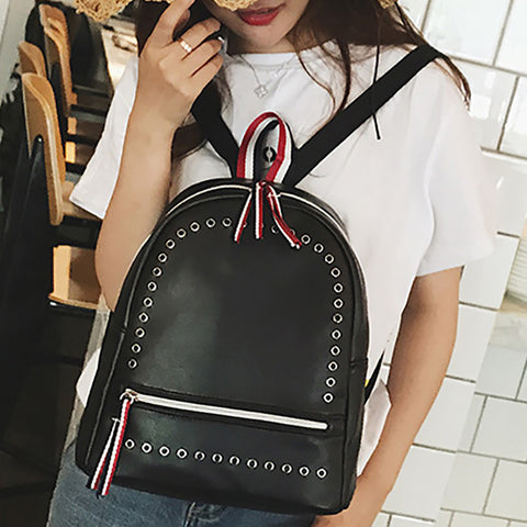 fashion women backpack leather school bags  Travel Shoulder backpacks for teenage girls back pack women brand drop shipping #7M