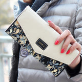 Handbags New Envelope Women Purse Pu Leather Wallet Preppy Style Long Card Holder Mobile Zip Handbag sacoche homme