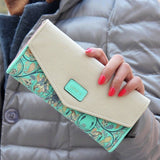 Handbags New Envelope Women Purse Pu Leather Wallet Preppy Style Long Card Holder Mobile Zip Handbag sacoche homme