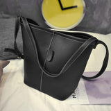 Xiniu bags Women Fashion 2pcs Leather Satchel Satchel Hobo Bag Women Messenger Bag Women Small Clutch Bag