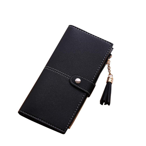 Xiniu ladies leather wallets Women Simple Long Wallet 2017 new fashion women wallets female cards holder bags #6M