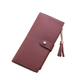 Xiniu ladies leather wallets Women Simple Long Wallet 2017 new fashion women wallets female cards holder bags #6M